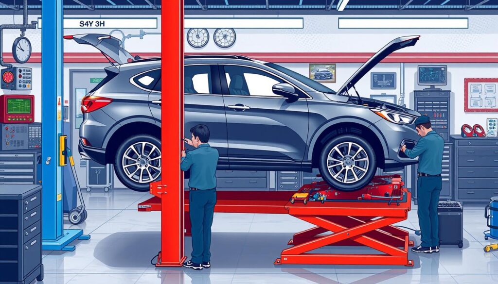 Four-Wheel Alignment Process
